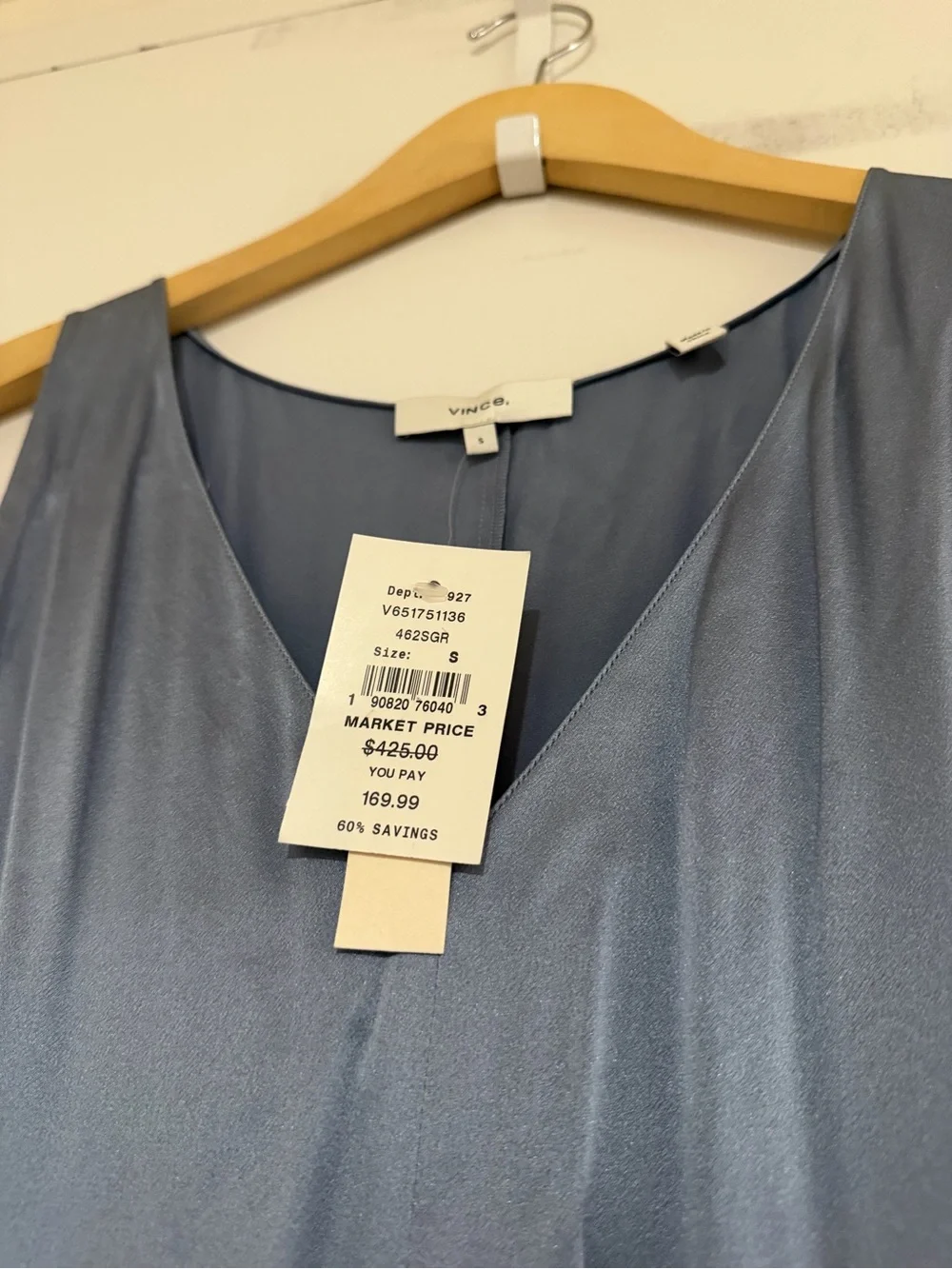 Vince Satin Dress